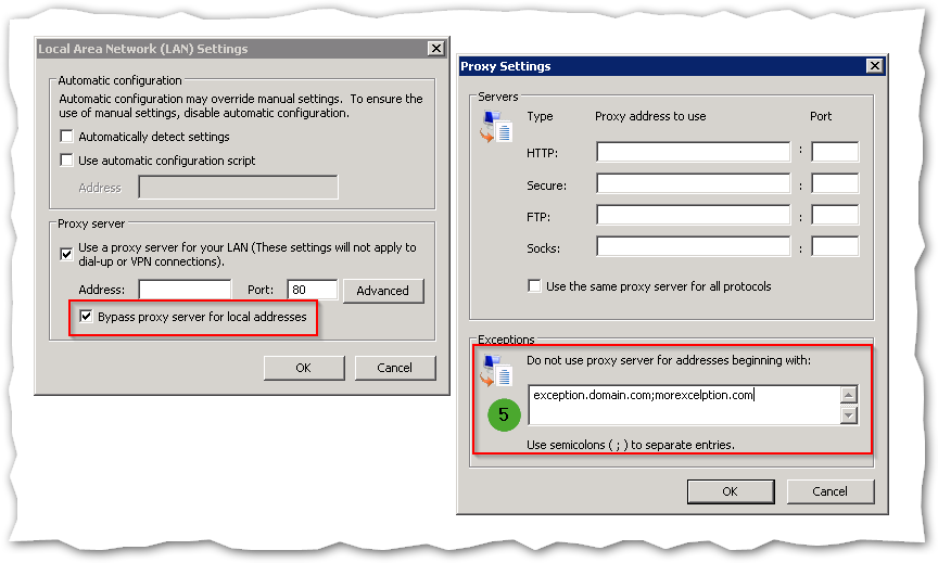 KB10117 - IE: Configure Proxy Settings