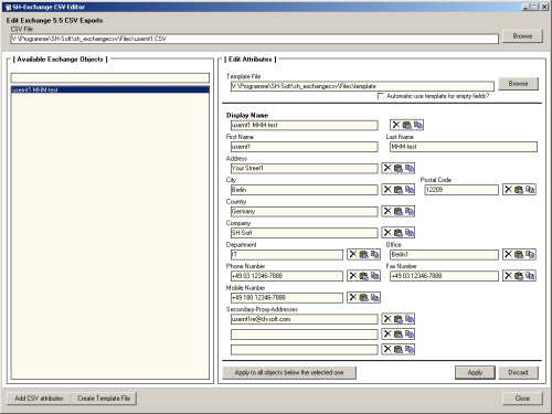 Screenshot of the application window